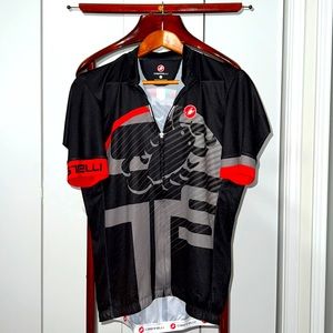 Castelli Scorpione Men’s Short Sleeves 1/4 Front Zip Cycling Jersey Size XXL